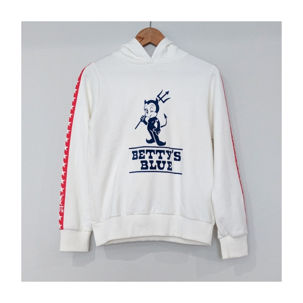 White Betty's Blue Shinji Abe Graphic Hoodie